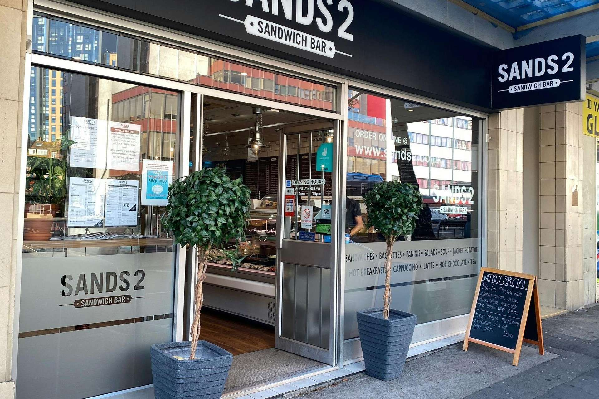 Sands2 Sandwich Bar, Bournemouth, Dorset, BH1 3JP