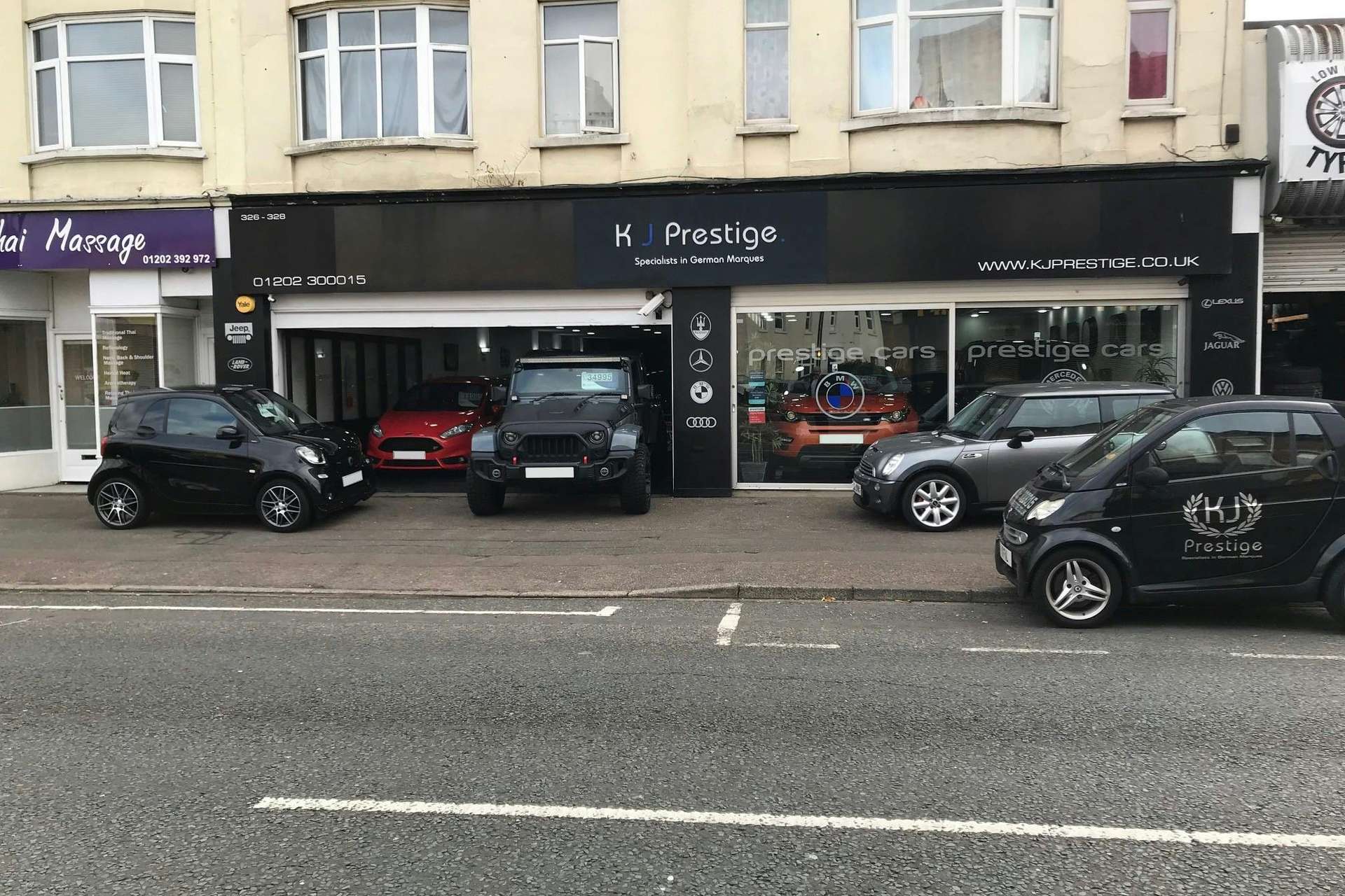 KJ Prestige, Bournemouth, Dorset, BH8 8BE