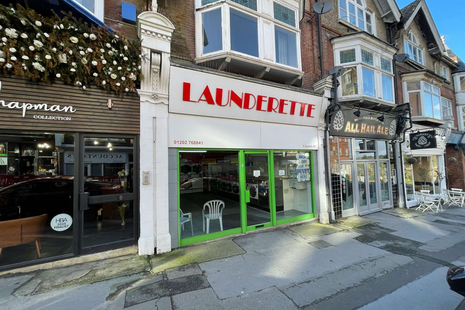 The Launderette, Bournemouth, Dorset, BH2 6BE