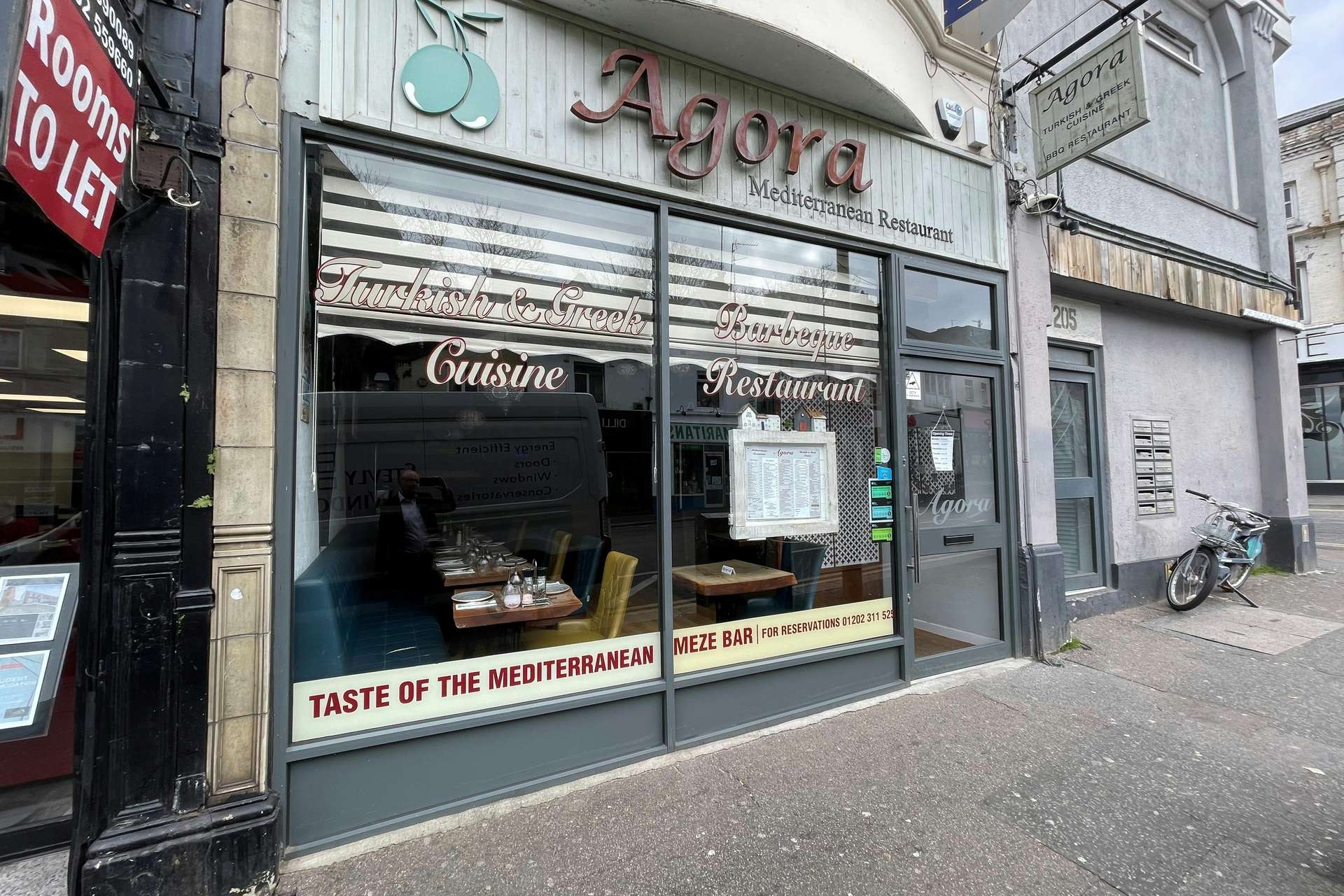 Agora Restaurant, Bournemouth, Dorset, BH1 1JU