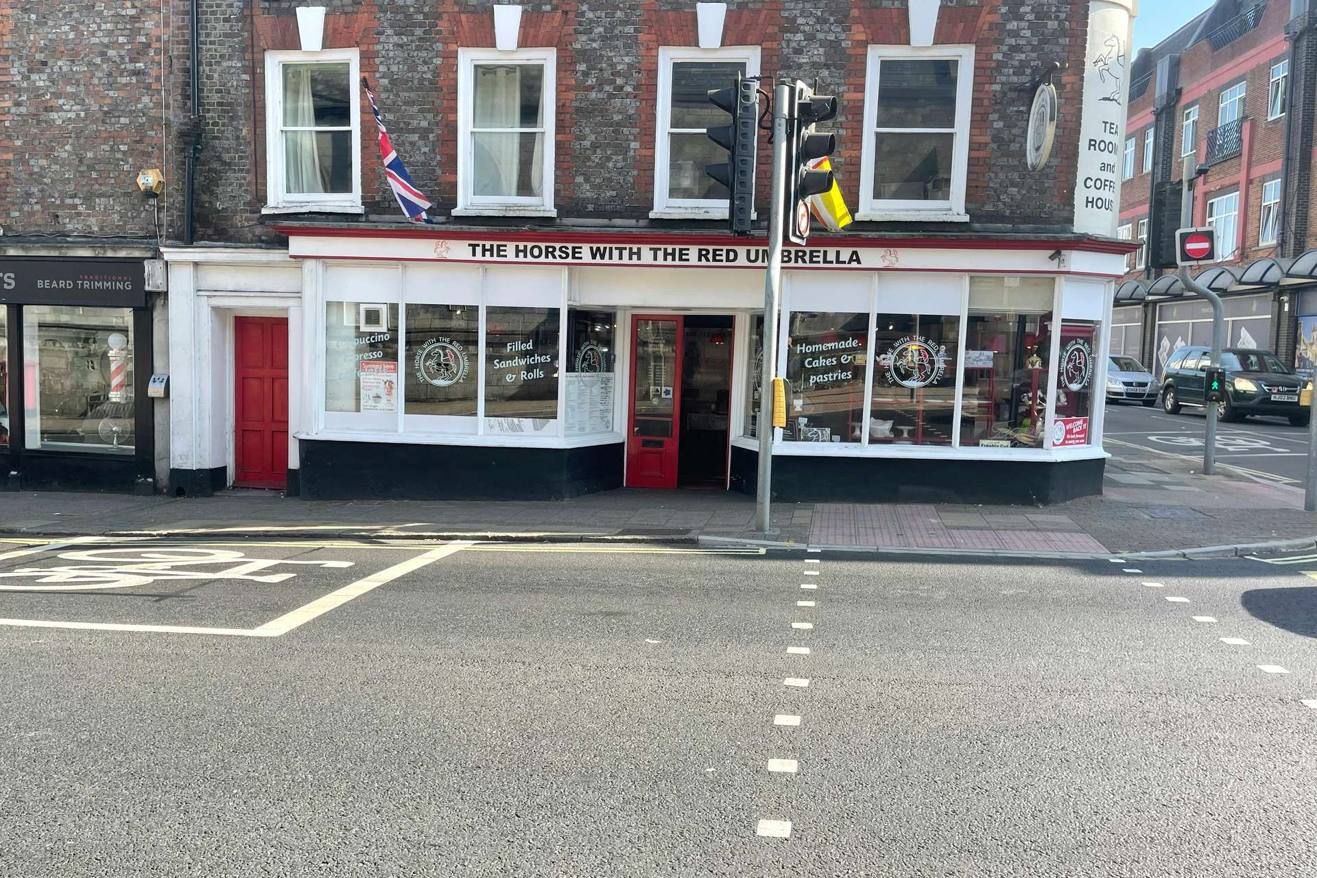 The Horse with the Red Umbrella, Dorchester, Dorset, DT1 1UJ